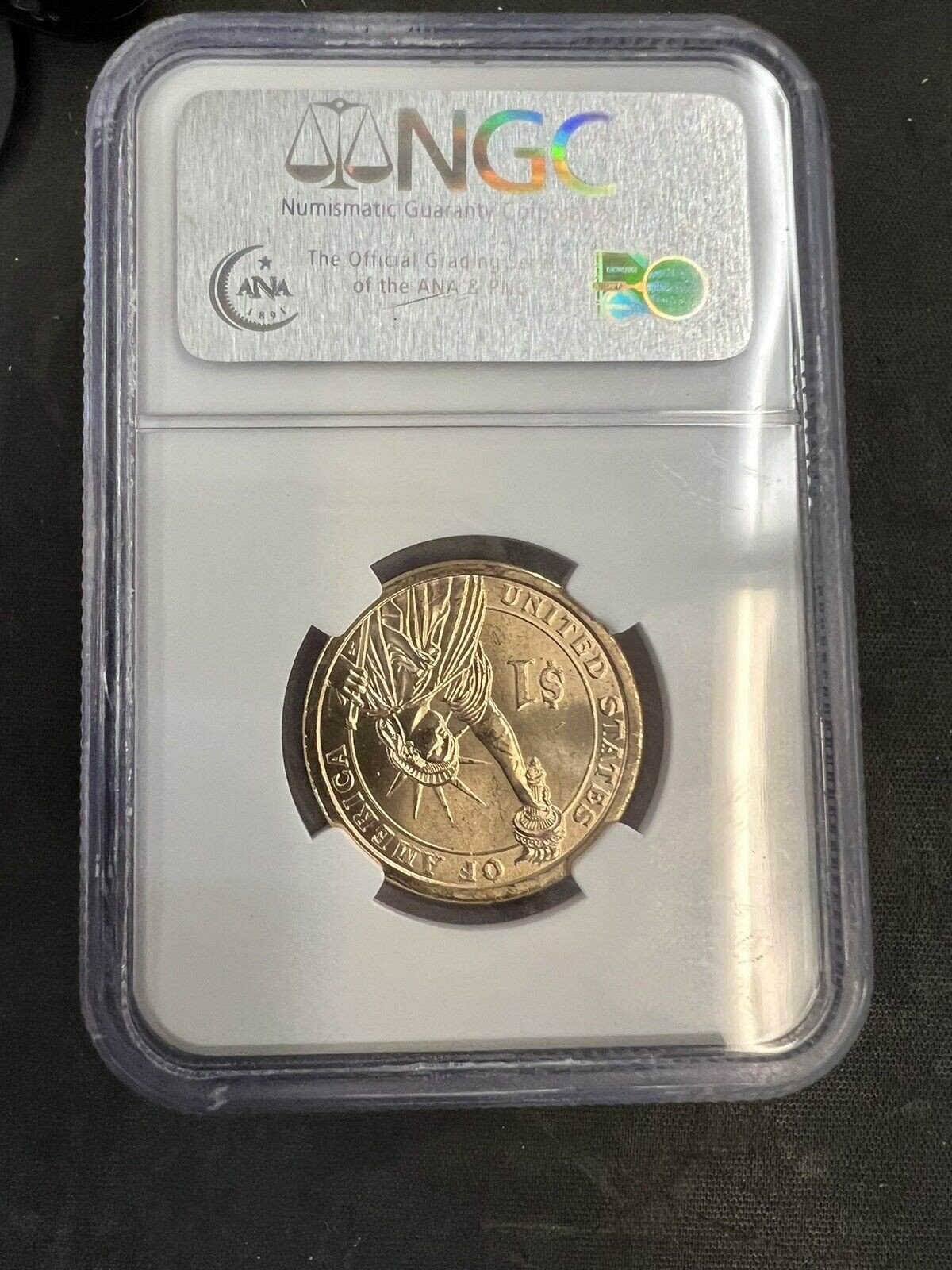 2007 $1 John Adams - Second President UNC - There are 2 certified coins in this set.