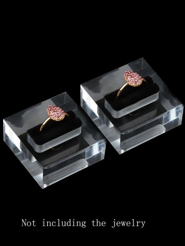 One Ring Display Stand Clear Acrylic