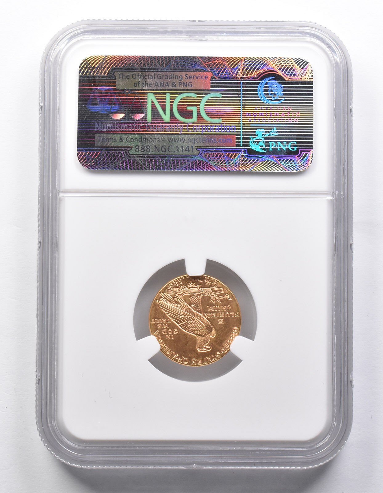 1925 D $2.50 Indian Head Quarter Eagle Gold MS64 Certified Coin