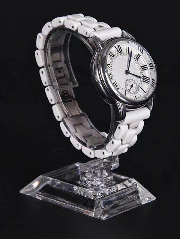 Transparent Watch & Bracelet Display! Clear 9 cm tall  (smaller then the other which is 9.2 cm tall)
