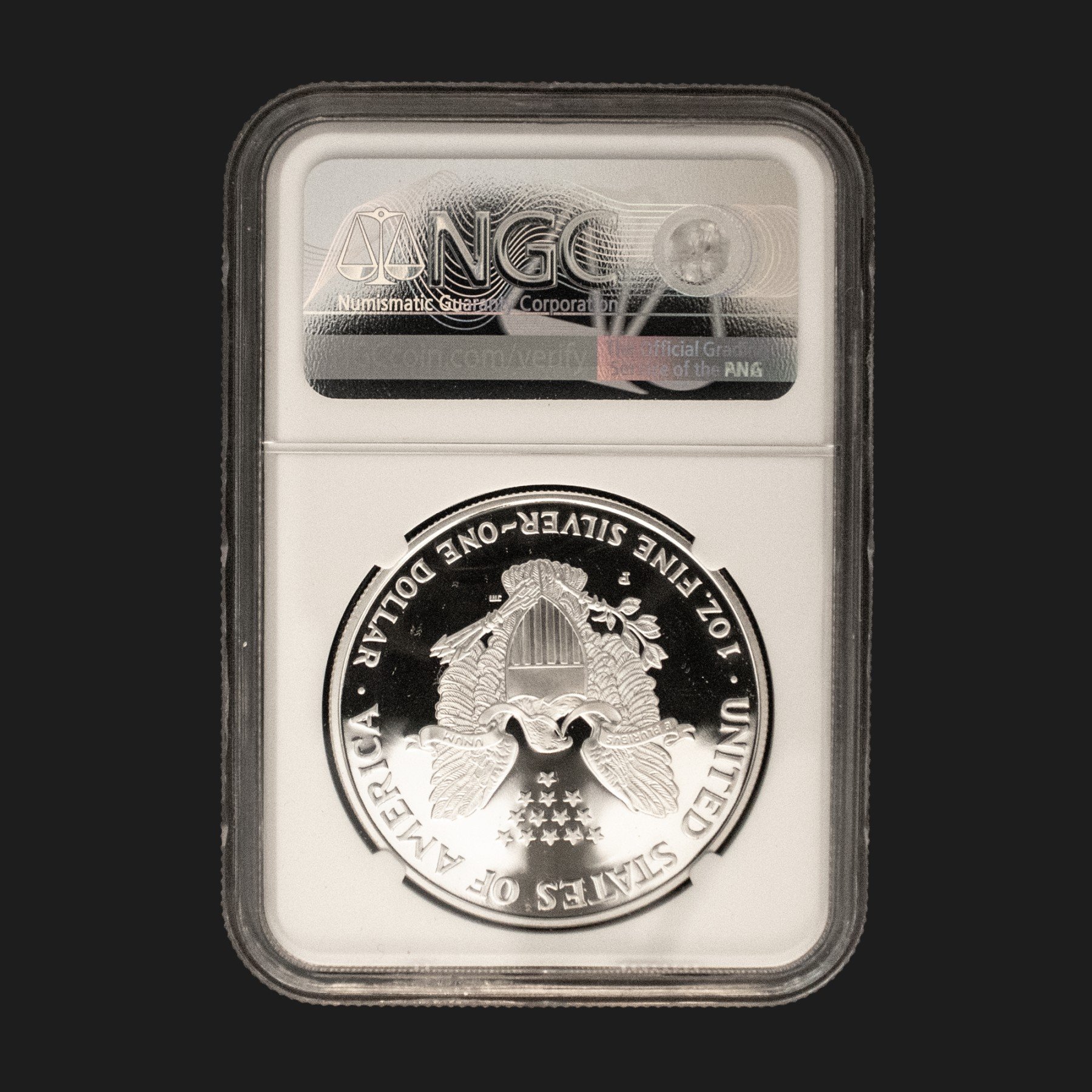 2021 Type 1 EP $1 American Silver Eagle Dollar MS69 / BU Certified Emergency Production Slab