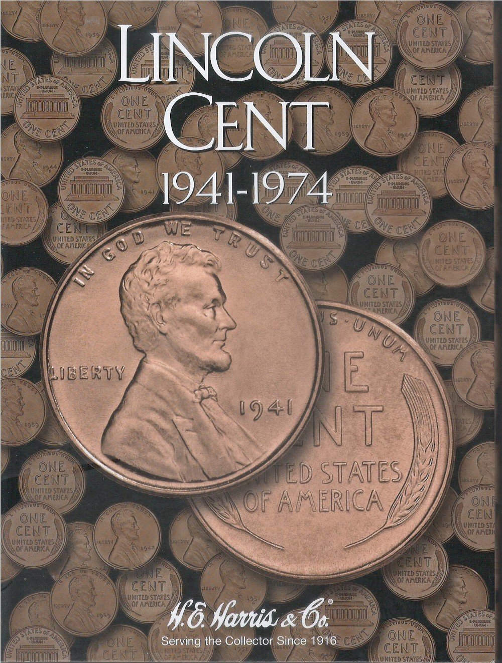 Lincoln Cents 1941-1974 Whitman - Folder to hold or display your coins!