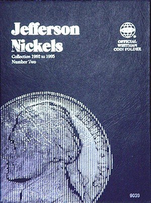 Jefferson Nickels 1962-1995 Whitman - Folder to hold or display your coins!