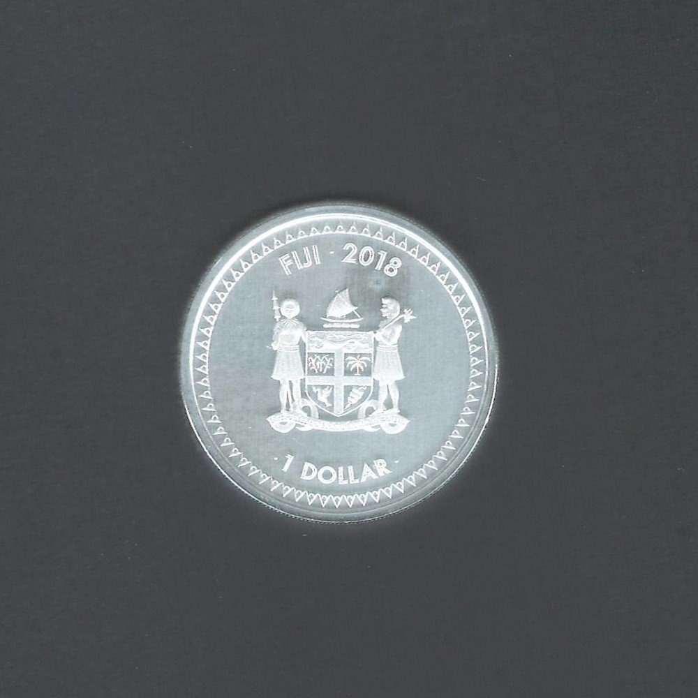 2018 Scottsdale $1 Mermaid Rising Silver Proof UNC .999 31.103 gm / 1 Troy oz Only 15,000 Minted / Rare Coin! Legal Tender in Fiji Coin