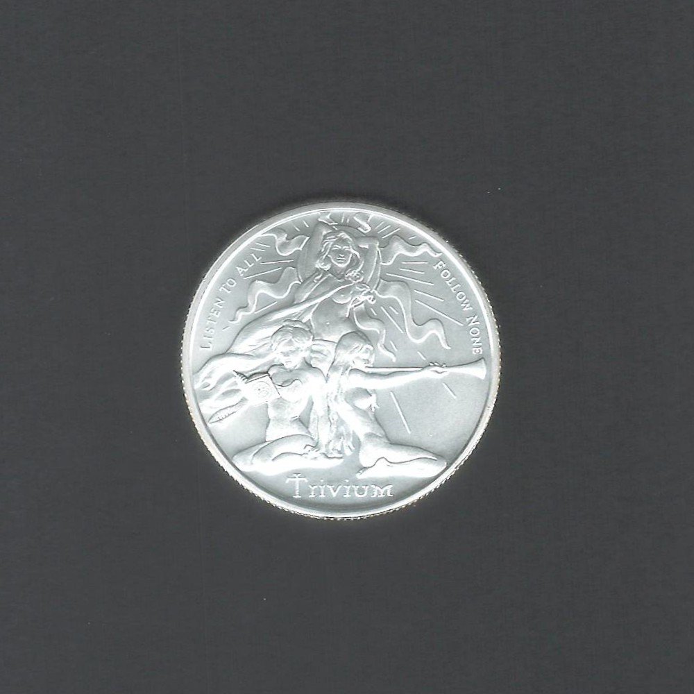 2022 Silver Shield Trivium Girls Silver BU 1 Troy oz Round
