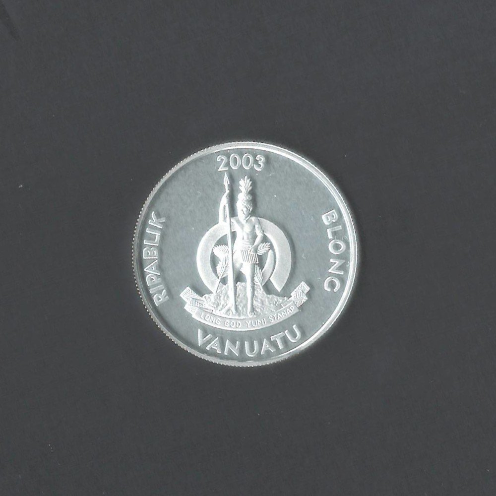 2003 Rare Commemorative 50 Vatu Vanuatu 2004 Olympics Proof UNC Coin