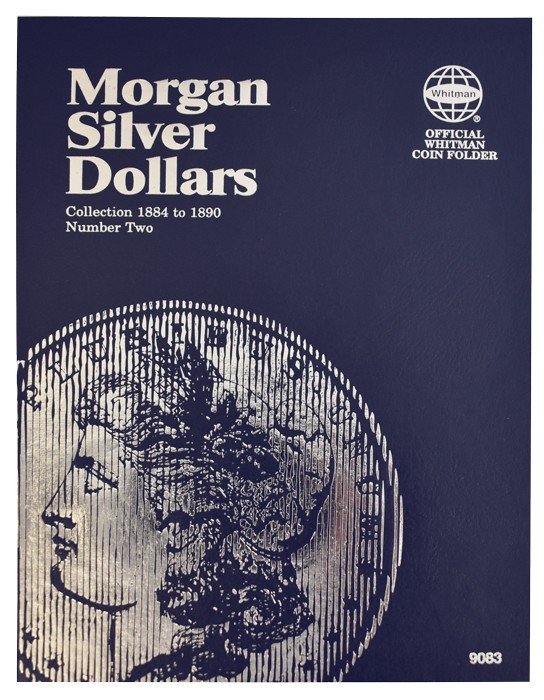 Morgan Silver Dollars, Vol. 2, 1884 to 1890 Whitman - Folder to hold or display your coins!