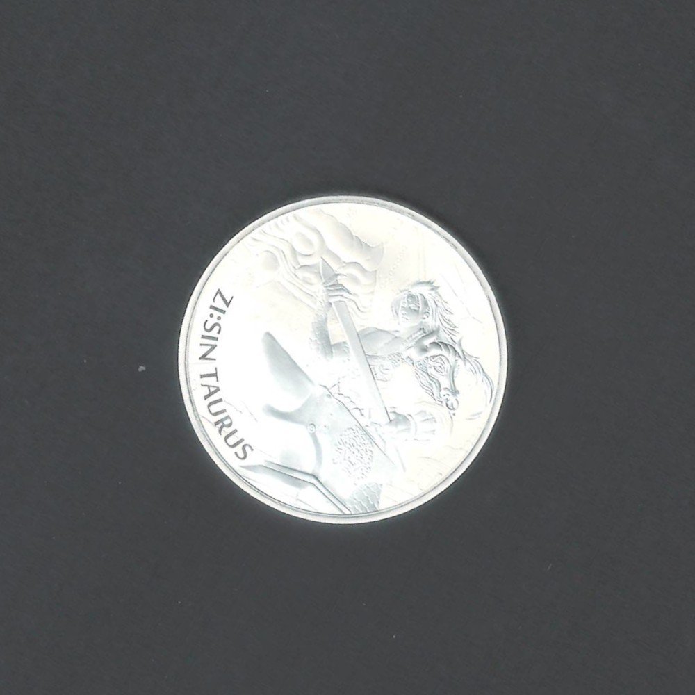 2021 1 Clay Zi:Sin Taurus Silver Proof .999 Coin