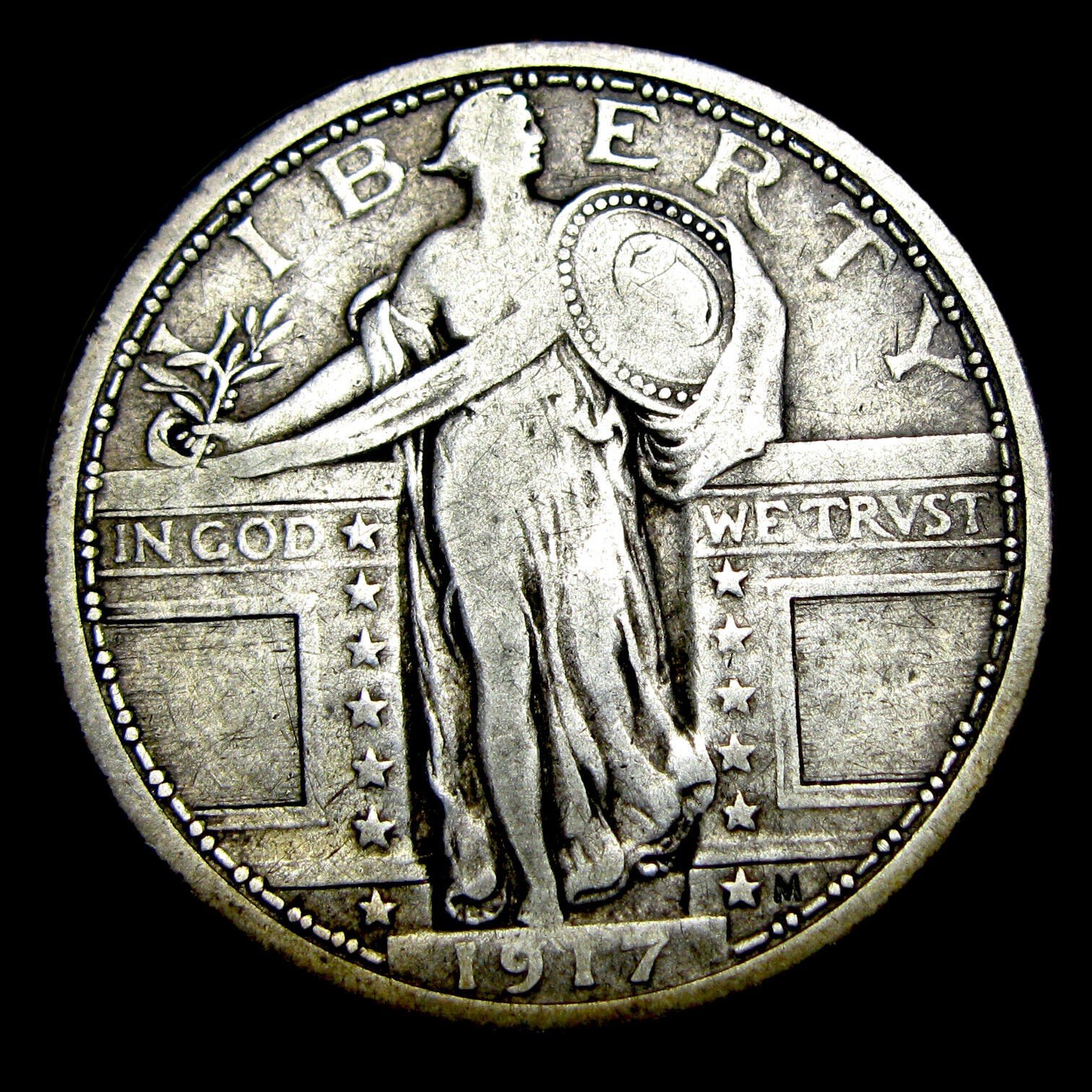 Type-1 Standing Liberty Quarter (Silver Coins)