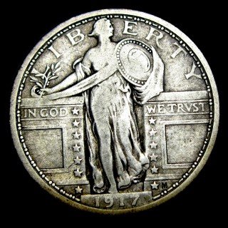 Type-1 Standing Liberty Quarter (Silver Coins)