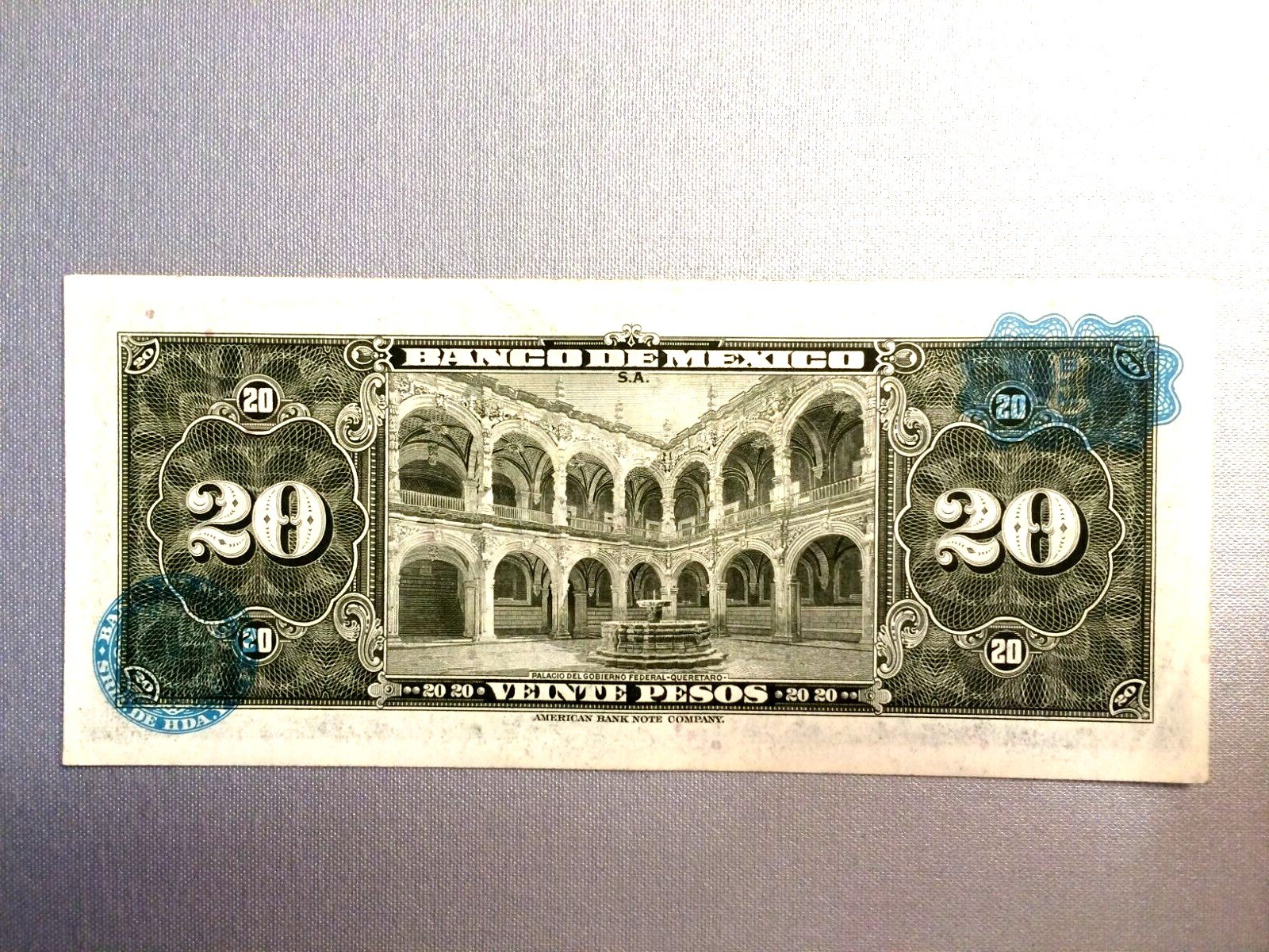 1961 $20 Pesos Mexico La Corregidora Crisp UNC Note