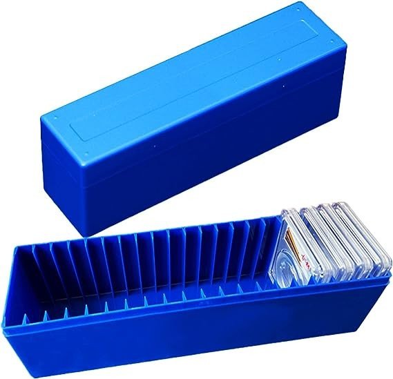 Nice Coin Storage Box for 20 Slabs! Blue